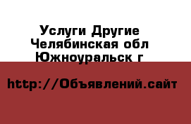 Услуги Другие. Челябинская обл.,Южноуральск г.